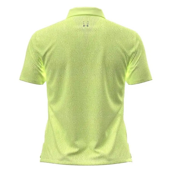Under Armour Halo Bonded Jacquard dámské polo, fade green