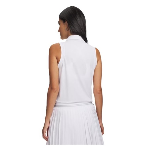 Under Armour Drive Sleveless dámské polo, bílé