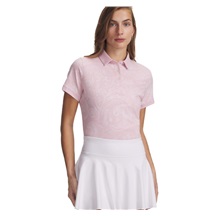 Under Armour Drive Printed dámské polo, prime pink/white