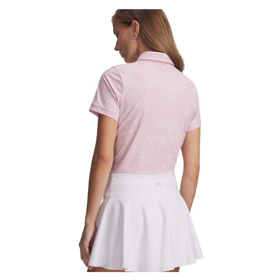 Under Armour Drive Printed dámské polo, prime pink/white