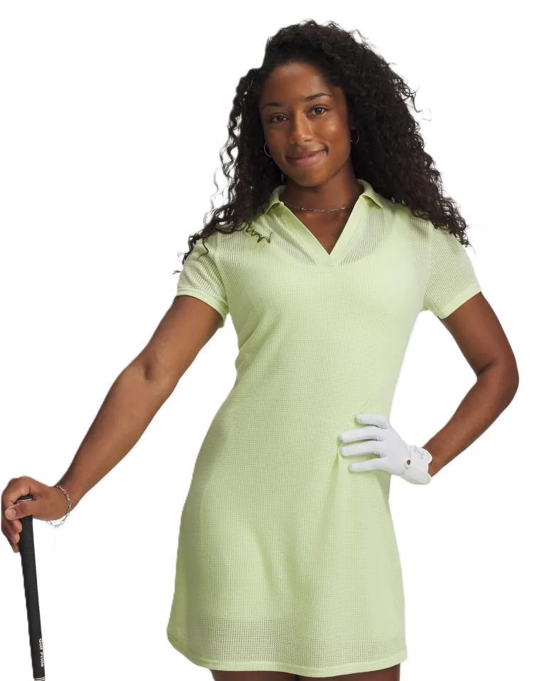 Under Armour UA Drive 2-in-1 golfové šaty, světle zelené