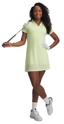 Under Armour UA Drive 2-in-1 golfové šaty, světle zelené