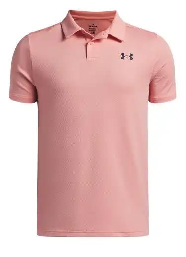 Under Armour Matchplay dětské polo, lososové