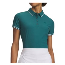 Under Armour Drive Chill dámské polo, rack green/white