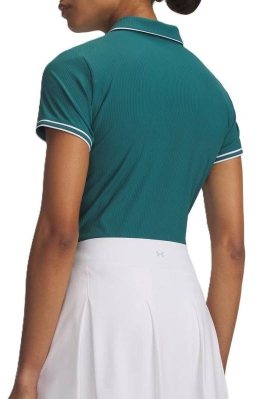 Under Armour Drive Chill dámské polo, rack green/white