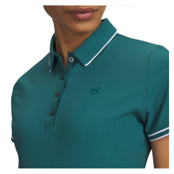 Under Armour Drive Chill dámské polo, rack green/white