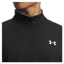 Under Armour MatchPlay 1/4 Zip pánská ikona, černo/bílá
