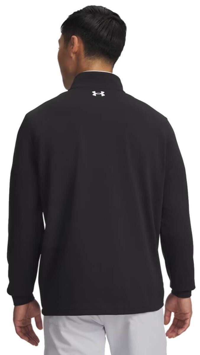 Under Armour MatchPlay 1/4 Zip pánská ikona, černo/bílá