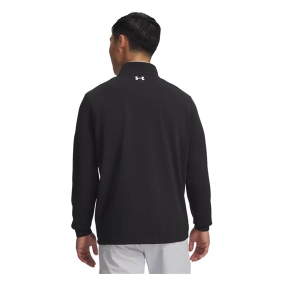 Under Armour MatchPlay 1/4 Zip pánská ikona, černo/bílá