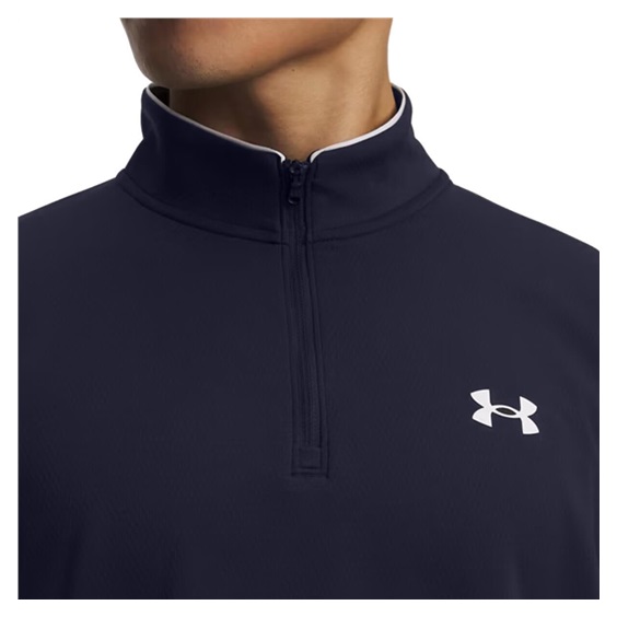 Under Armour MatchPlay 1/4 Zip pánská ikona, tmavě modrá