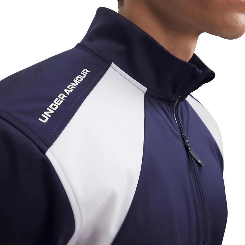 Under Armour Drive Wind SS 1/2 Zip pánská bunda, modro/bílá