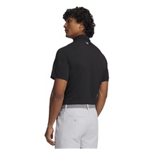 Under Armour Tee To Green Pique pánské polo, černo/bílé