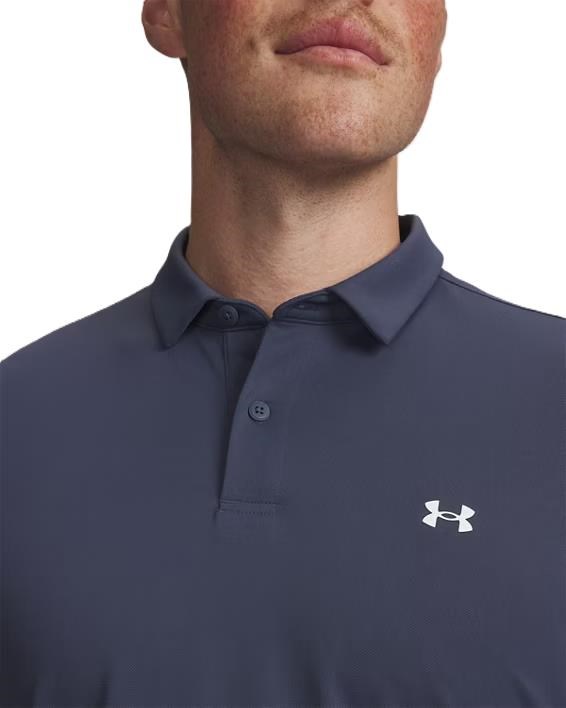 Under Armour Tee To Green Pique pánské polo, tmavě modré