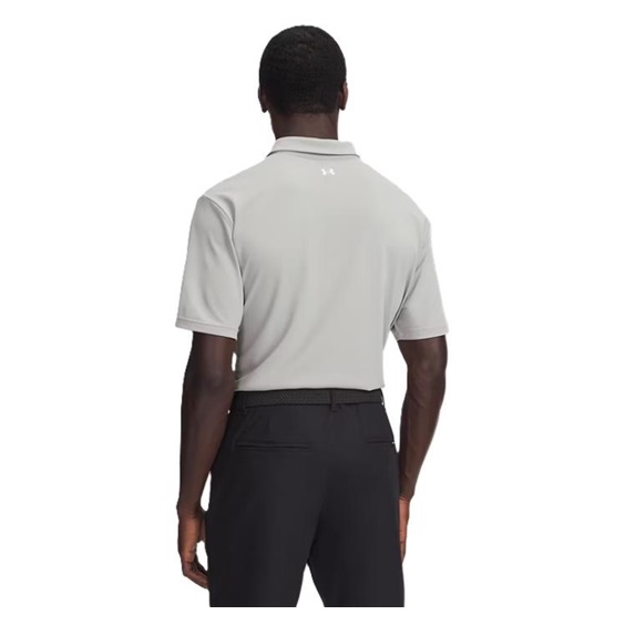 Under Armour Tee To Green Pique pánské polo, titanium/white