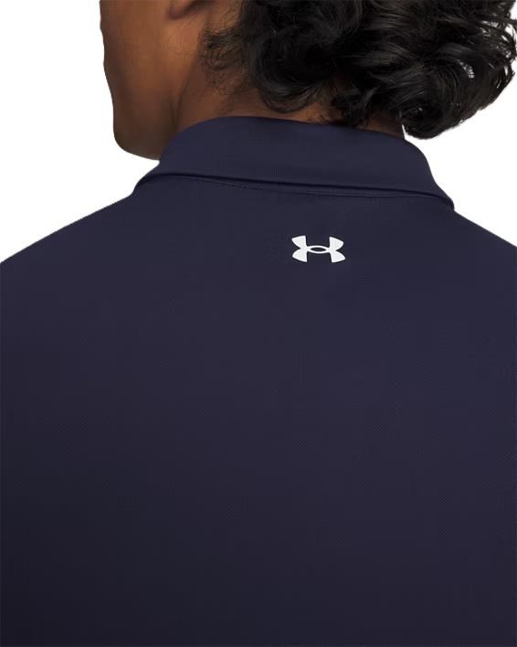 Under Armour Tee To Green Pique pánské polo, tmavě modro/bílé