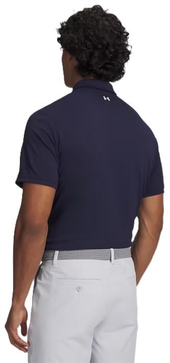 Under Armour Tee To Green Pique pánské polo, tmavě modro/bílé