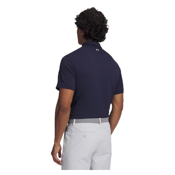 Under Armour Tee To Green Pique pánské polo, tmavě modro/bílé
