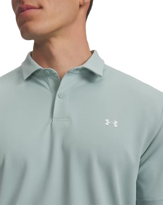 Under Armour Tee To Green Pique pánské polo, enamel blau