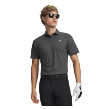 Under Armour T2G Printed pánské polo, černé