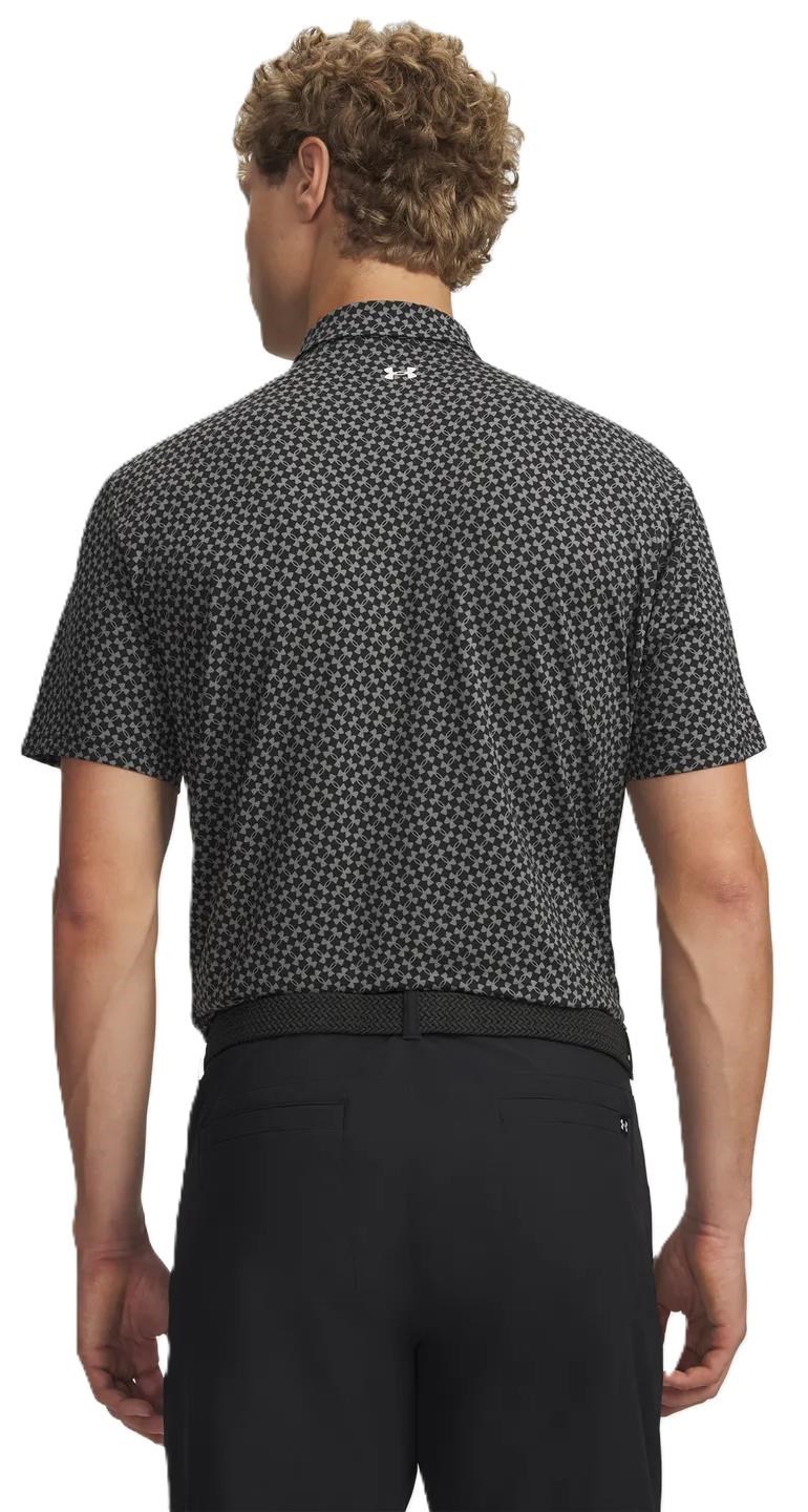 Under Armour T2G Printed pánské polo, černé