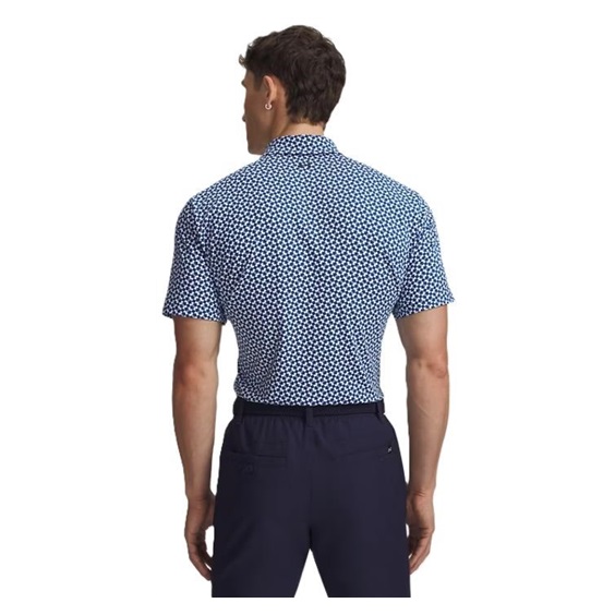 Under Armour T2G Printed pánské polo, modro/bílé