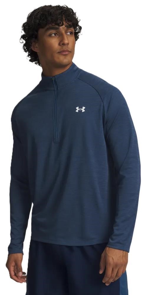 Under Armour Tech Textured 1/2 Zip pánské tričko, tmavě modré