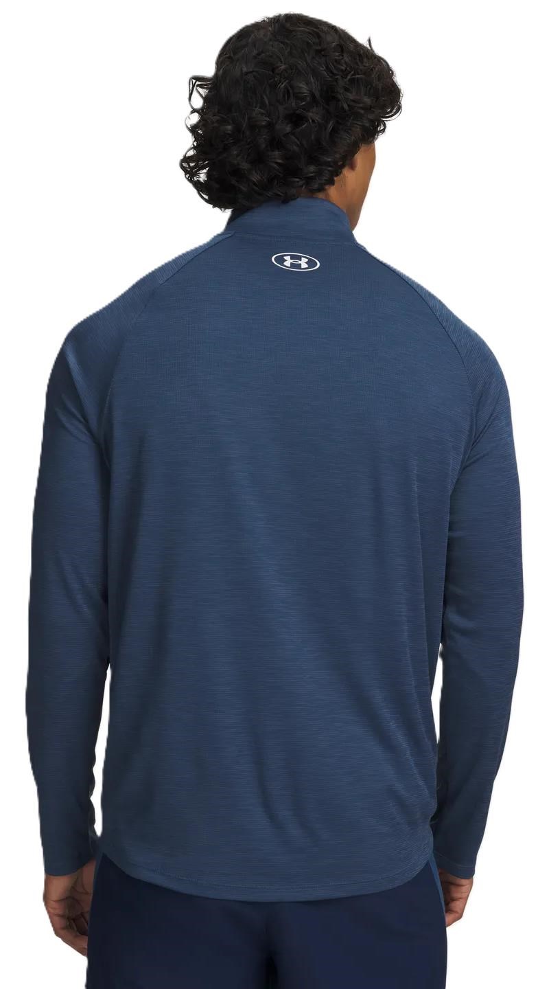 Under Armour Tech Textured 1/2 Zip pánské tričko, tmavě modré