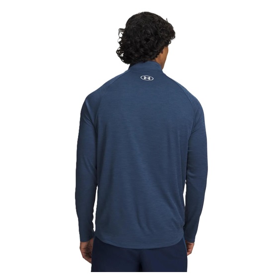 Under Armour Tech Textured 1/2 Zip pánské tričko, tmavě modré