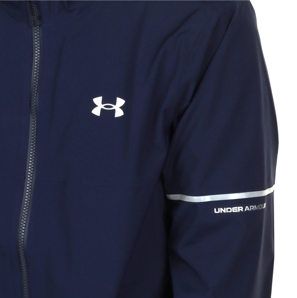 Under Armour Drive Rain pánská bunda do deště, midnight navy/metallic silver