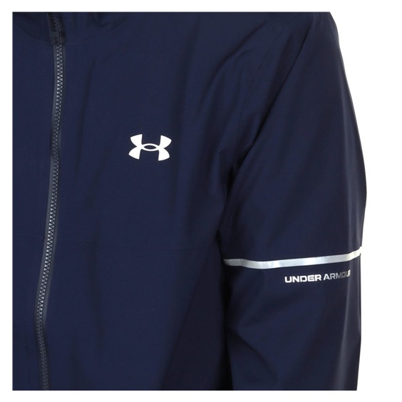 Under Armour Drive Rain pánská bunda do deště, midnight navy/metallic silver