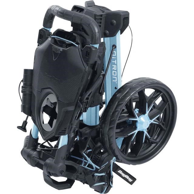 Bag Boy Nitron Auto-Open manuální vozík, ice blue/white