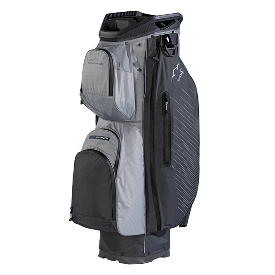 Sun Mountain H2NO C100 Waterproof cart bag 14 WAY, steel/cadet