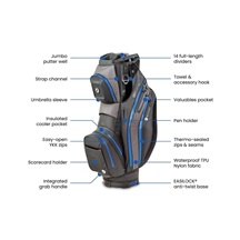 Motocaddy NEW Dry-Series cart bag, černo/limetkový