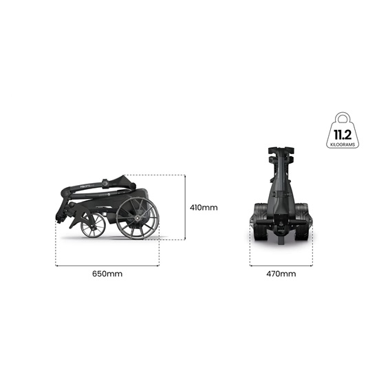 Motocaddy NEW M5 GPS DHC elektrický vozík, Ultra Lithium