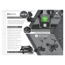 Motocaddy NEW M7 REMOTE DHC elektrický vozík