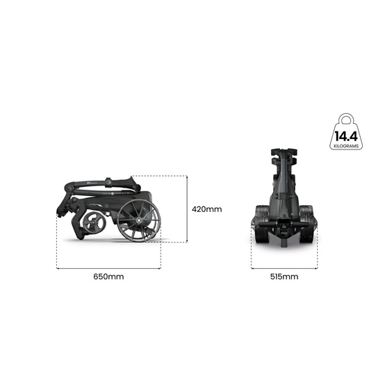 Motocaddy NEW M7 REMOTE DHC elektrický vozík