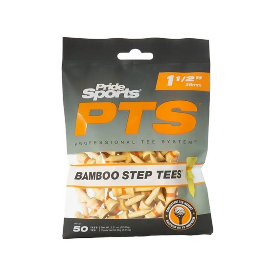 Pride Sports PTS Bamboo Step Tees týčka 38mm, 50ks