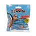 Pride Sports Special Edition Paint Splatter Tees dřevěná týčka, 69mm, 45ks, modro/oranžová