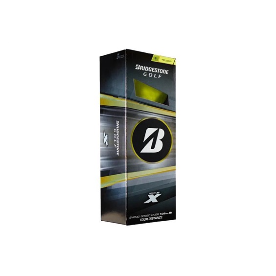 Bridgestone Tour B X golfové míčky, žluté
