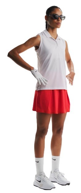 Nike Golf Club Flouncy golfová sukně, light crimson