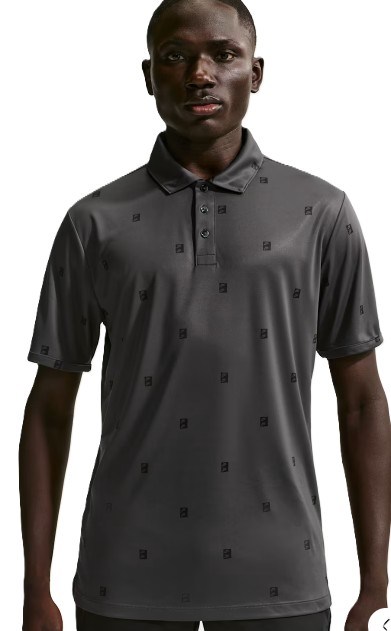 Nike Par pánské polo, anthracite/black