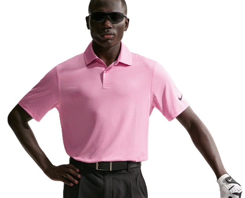Nike Velocity Dri-FIT pánské polo, pink foam/peony/black