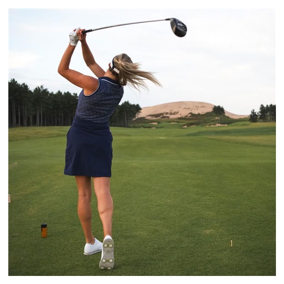 KJUS Susi golfová sukně, atlanta blue