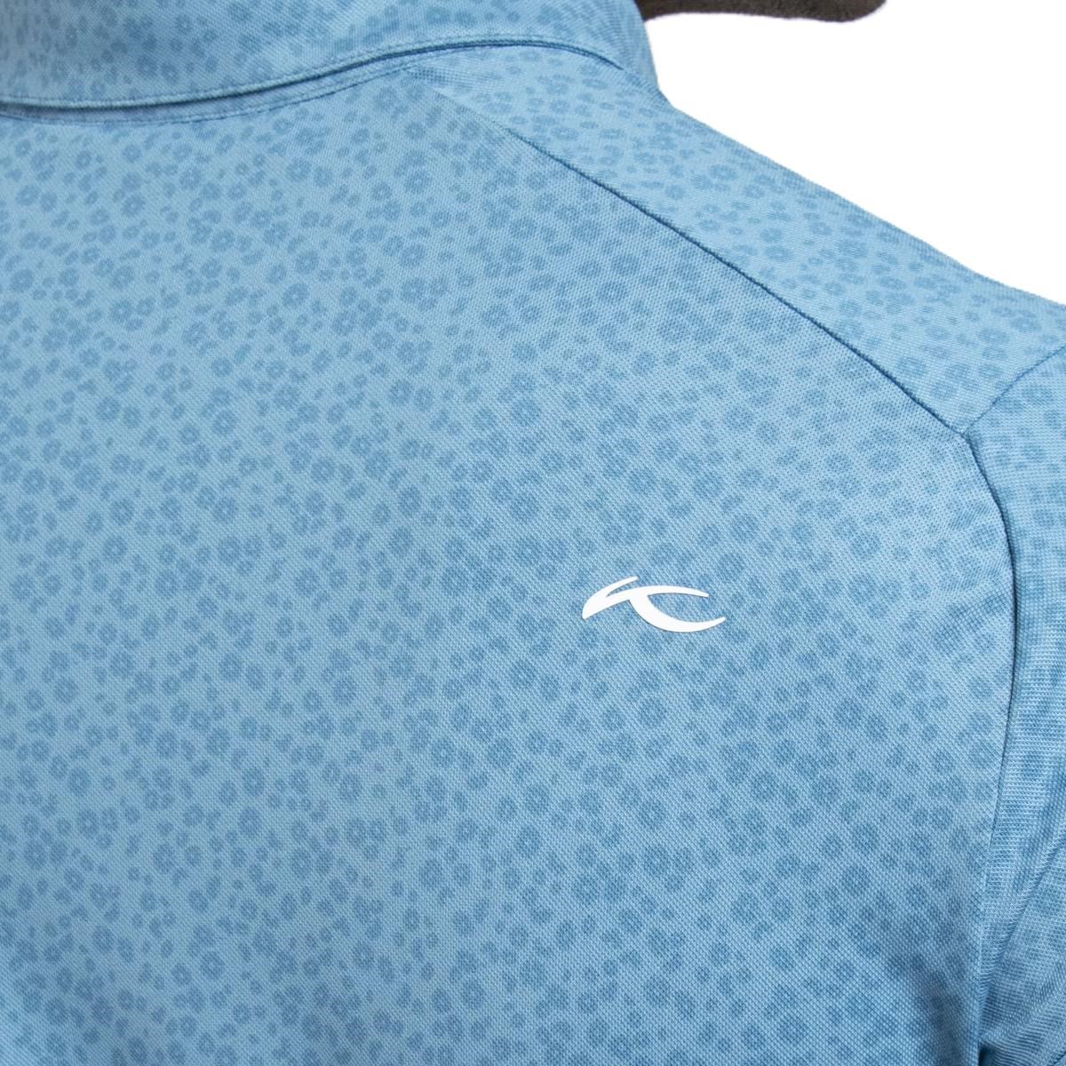 KJUS Lance Printed pánské polo, atlas blue
