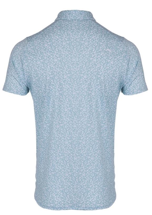 KJUS Lance Printed pánské polo, riverbank/white