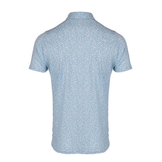 KJUS Lance Printed pánské polo, riverbank/white