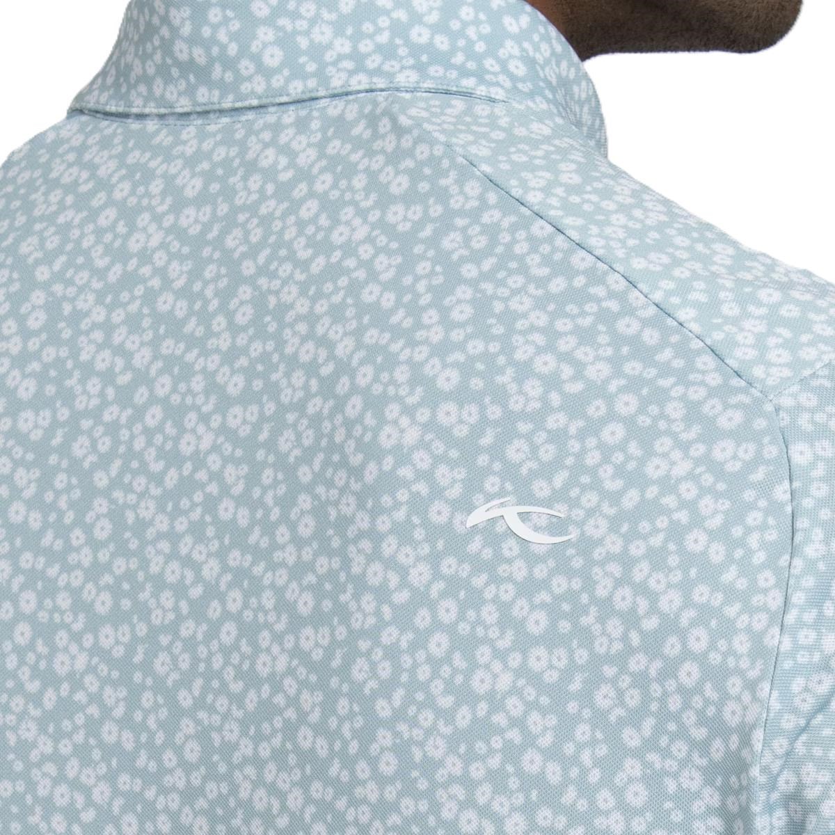 KJUS Lance Printed pánské polo, riverbank/white