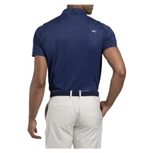 KJUS Lance Printed pánské polo, atlanta blue