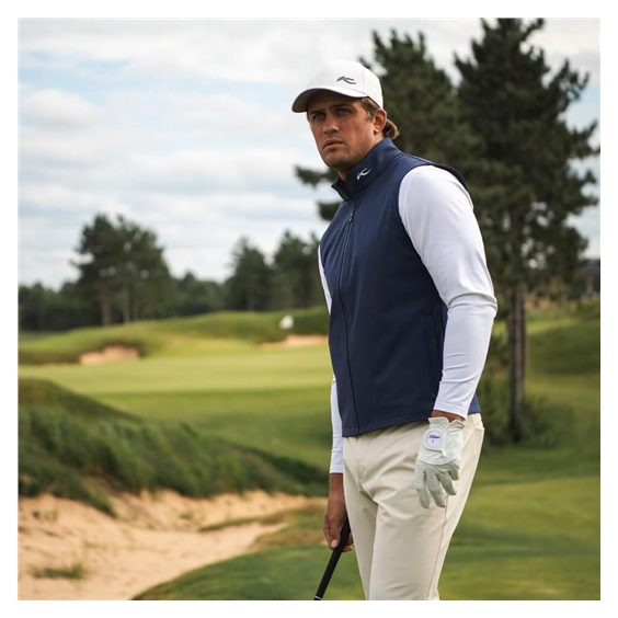 KJUS Downswing Wind Gilet pánská vesta, atlanta blue