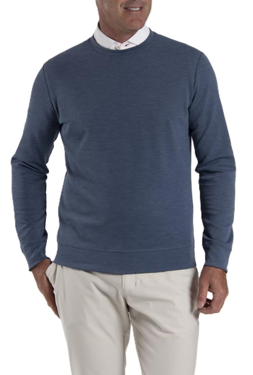 KJUS Essentials Crew Neck pánská mikina, riverbank/atlanta blue